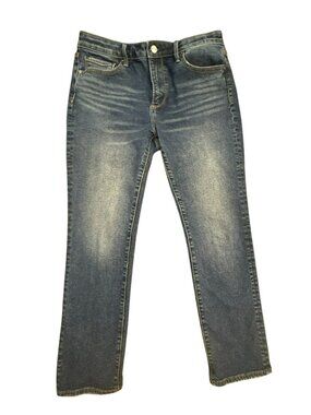 Driftwood Audrey Straight Leg Jeans 29x29 Medium Wash Distressed Boho Denim 29